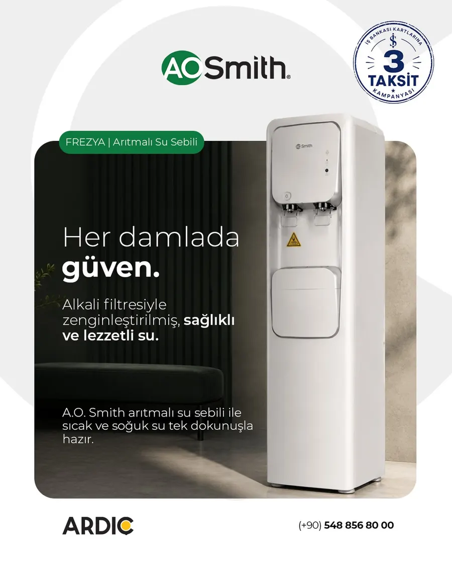 A.O. Smith su sebili paylaşımı